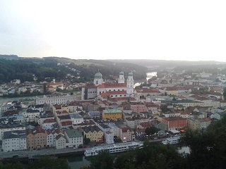 Foto mit dem Blick &uuml;ber Passau